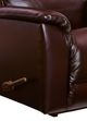 La-Z-Boy® Rosewood Wine Leather Manual Rocking Recliner-1