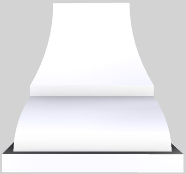 Vent-A-Hood® Designer Series 54" White Island Range Hood-1