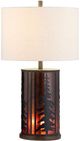 Crestview Collection Rowan Oak Brown Table Lamp-1