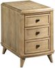 Hammary® Oblique Natural Charging Chairside Table-0