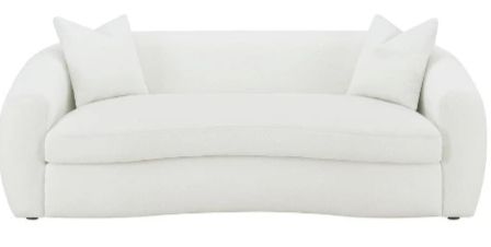 Coaster® Isabella 3-piece  Natural Faux Sheepskin Upholstered Seating Set-1