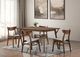 Furniture of America® Skien 5-Piece Walnut Dining Table Set-0