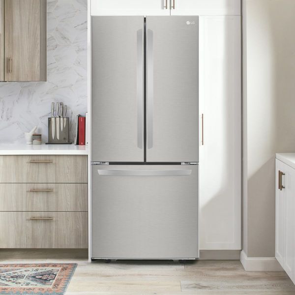 LG 30 French Door Refrigerator LG 30" 21.8 Cu. Ft. Stainless Steel French Door Refrigerator
