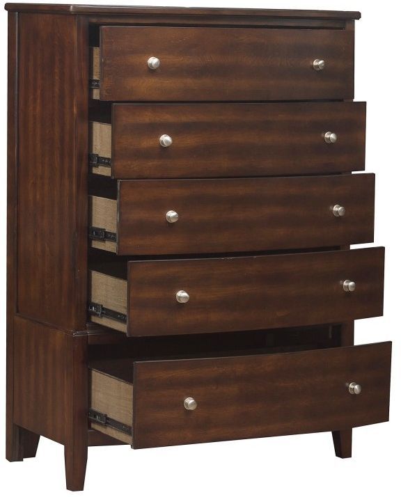 Mazin Furniture Cotterill Dark Cherry Chest-2