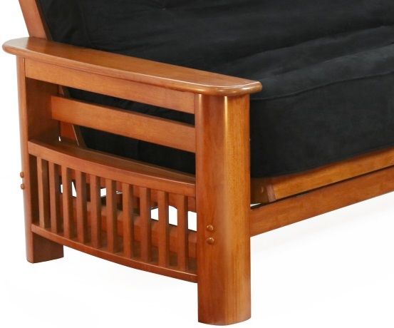 Night & Day Furniture™ Portofino Cherry Queen Moon Glider Futon-1