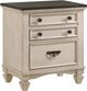 TEI Somerset Cottage Brown/White Nightstand-0