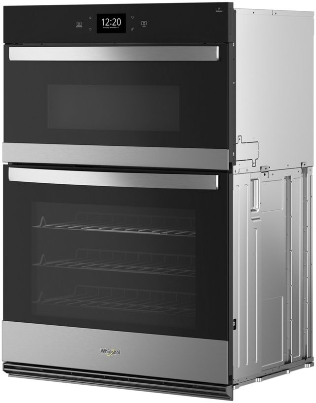 FLOOR MODEL Whirlpool® 30" Stainless Steel Oven/Micro Combo Electric Wall Oven-2