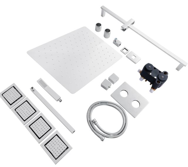 ZLINE Crystal Bay Chrome Thermostatic Shower System with Body Jets-1