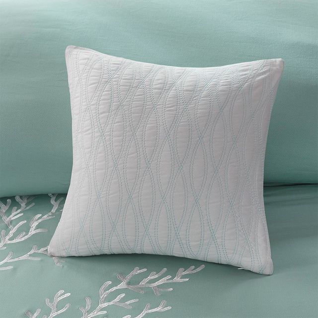 Olliix by Harbor House Coastline Ivory Square Pillow-1