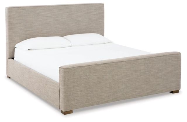 Signature Design by Ashley® Dakmore Brown California King Upholstered Bed-0