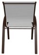 Telescope Casual Aruba Abalone/Kona Aluminum/Fabric Outdoor Sling Stacking Cafe Chair-3