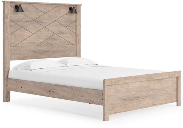 Signature Design by Ashley® Senniberg Light Brown/White Queen Panel Bed