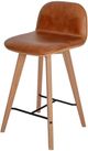Moe's Home Collection Napoli Leather Tan Counter Stool-3
