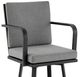 Armen Living Arnauld Black/Dark Grey Outdoor Bar Stool-4