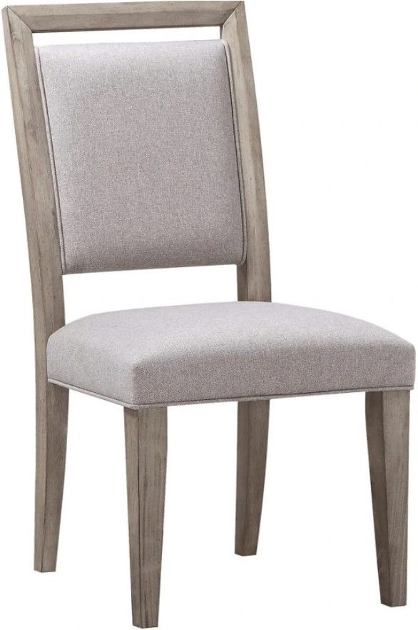 Winners Only® Xena Gray Upholstered Dining Side Chair-0
