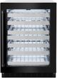 ZLINE Touchstone 4.8 Cu. Ft. Stainless Steel Wine Cooler with Black Stainless Steel Glass Door-0