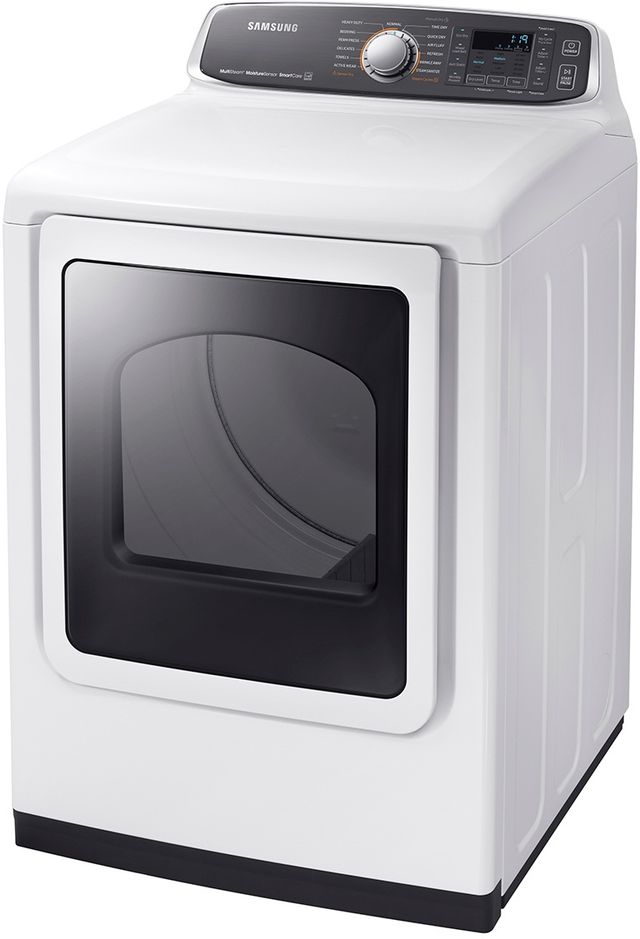 Samsung 7.4 Cu. Ft. White Front Load Gas Dryer-3