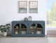 Steve Silver Co. Magnolia Dusty Blue Cathedral Doored Server-4