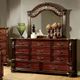 Furniture of America® Arthur Brown Cherry Dresser-1