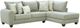 Albany Industries 2-Piece Giggles Clover Right-Arm Facing Sectional-0