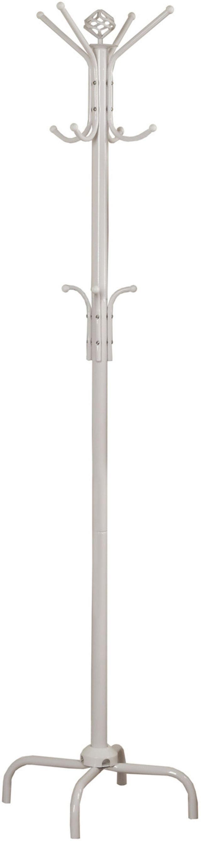 Monarch Specialties Inc. 70" White Metal Coat rack-0