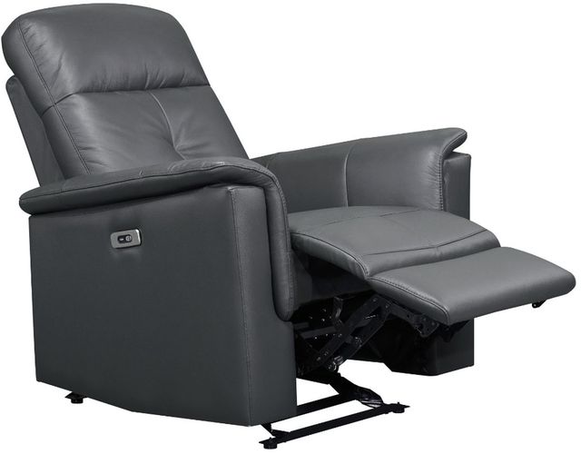 Mazin Furniture Bristow Dark Grey Power Glider Recliner-1