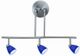Cal® Lighting & Accessories Blue/Brushed Steel Serpentine Light-0