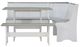 Linon Coastal 3-Piece Graywash/White Corner Nook Set-2