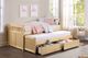 Homelegance® Bartly Natural Youth Twin/Twin Storage Daybed-1