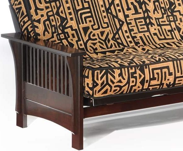 Night & Day Furniture™ Autumn Dark Chocolate Queen Moon Glider Futon-1