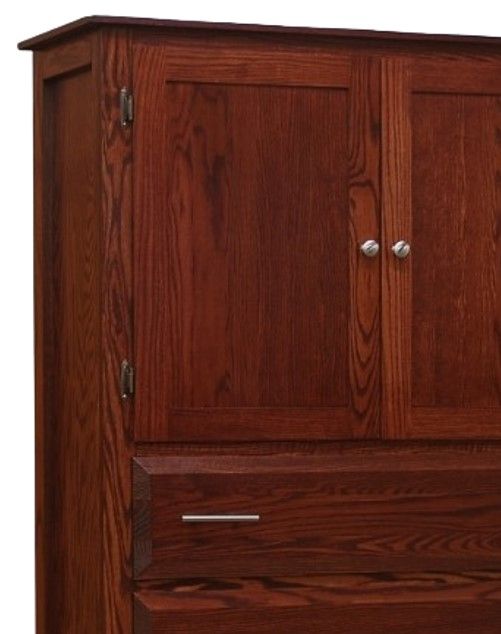 Wolfcraft Furniture Summit Brown Armoire-2