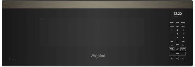 Whirlpool® 1.1 Cu. Ft. Black Stainless Over The Range Microwave-0