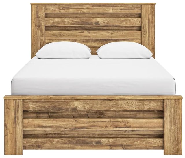 Signature Design by Ashley® Maystonna Brown Queen Panel Bed-2