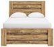 Signature Design by Ashley® Maystonna Brown Queen Panel Bed-2