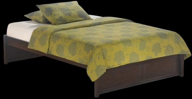 Night & Day Furniture™ Spices Bedroom K-Series Basic Dark Chocolate Queen Bed-0