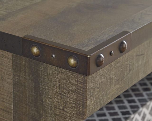 Signature Design by Ashley® Trinell Brown TV Stand with Electric Fireplace-3