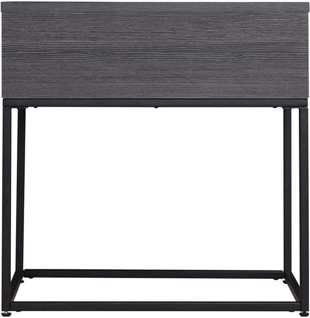 Signature Design by Ashley® Yarlow Black Rectangular End Table-3