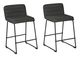 Signature Design by Ashley® Nerison 2-Piece Gray/Black Bar Stool Set-0