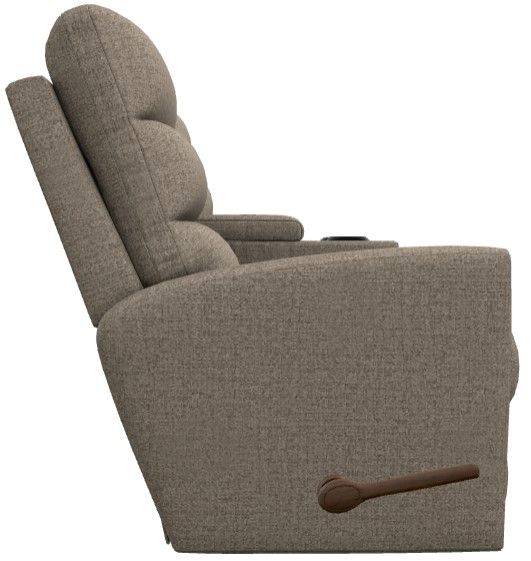 La-Z-Boy® Liam Fawn Manual Wall Reclining Loveseat with Console-3