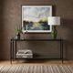 Uttermost® Javana Glass Top Console Table with Black Base-1