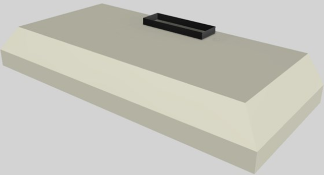 Vent-A-Hood® K Series 42" Biscuit Wall Mounted Liner Insert-3