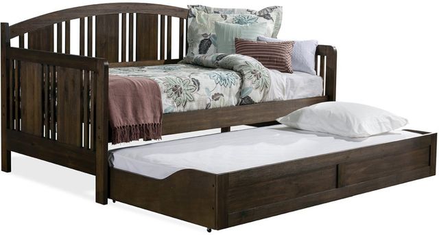 HH2 Home Dana Brushed Acacia Twin Youth Daybed with Trundle-3
