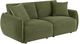 Coaster® Elysia 2-Piece Green Upholstered Modular Lounge Loveseat-0