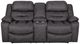 Franklin™ Decker Easter Slate Manual Reclining Console Loveseat-0