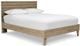 Signature Design by Ashley® Oliah 2-Piece Natural Queen Platform Panel Bed Set-1