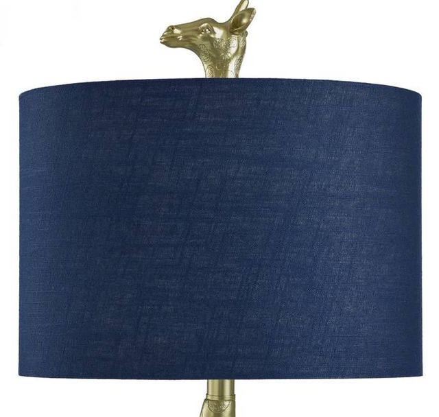 Stylecraft Dark Blue/Gold Table Lamp-2