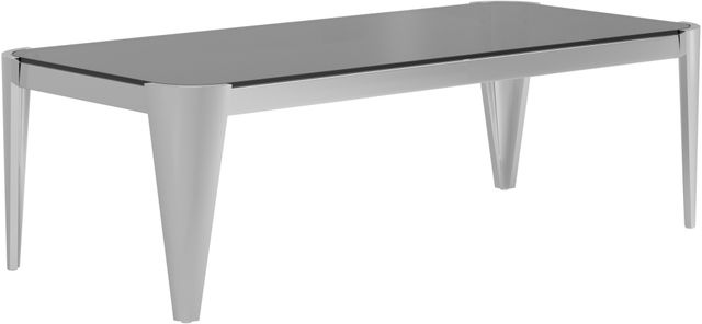 Coaster® Silver and Grey Coffee Table-0