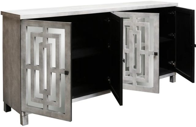 Harp & Finial® Abbott Gray Wash Sideboard-1