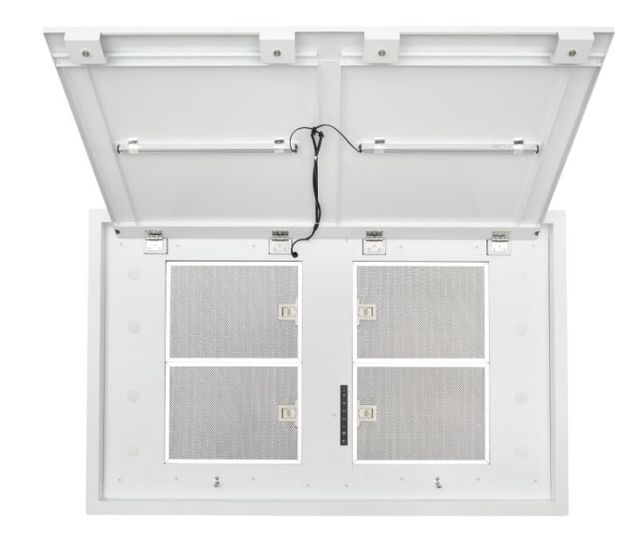 Best® HBC1 Series 43" White Island Range Hood-2