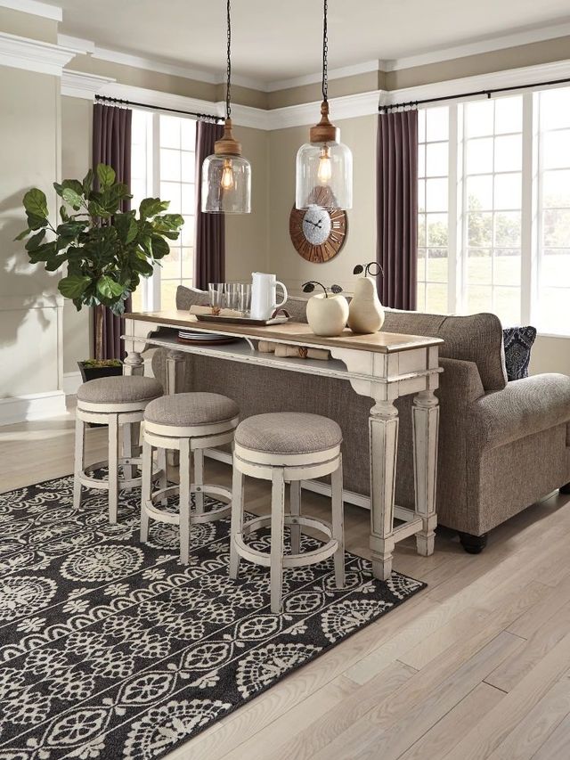 Signature Design by Ashley® Realyn 5-Piece Two-Tone Counter Height Dining Table Set-3
